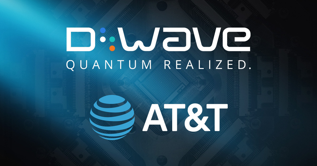 D-Wave and AT&T logo lockup
